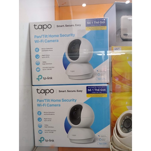 Camera Wi-Fi An Ninh Gia Đình Quay Quét Tapo C200