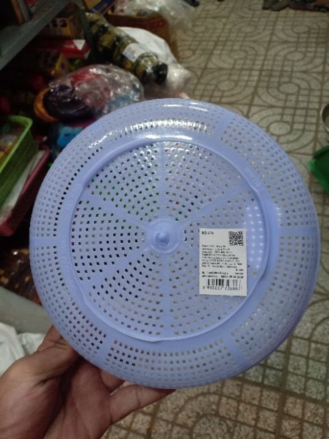 Rổ tròn nhựa Duy Tân 24cm - Rổ gạo