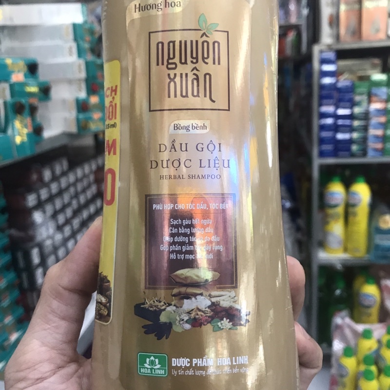DẦU GỘI DƯỢC LIỆU NGUYÊN XUÂN BỒNG BỀNH HƯƠNG HOA 350ml