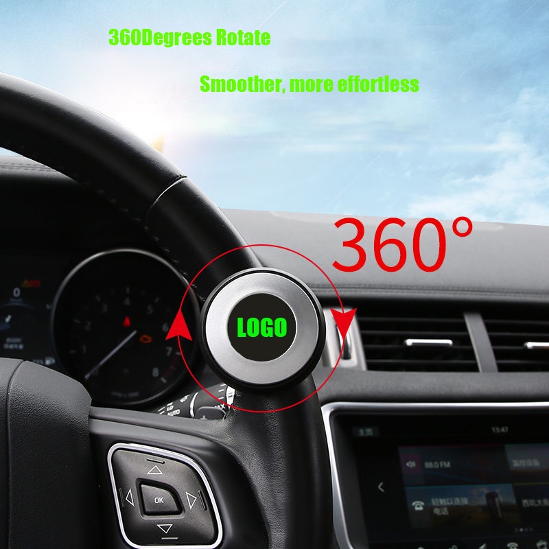 360° Núm Điều Khiển Vô Lăng Xe Hơi Bằng Silicone