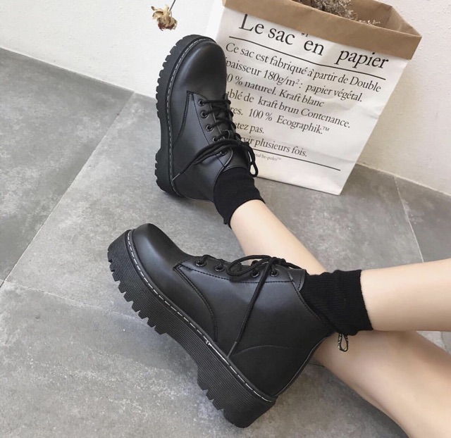 Giày da cao cổ đế cao 4cm, giày tăng chiều cao | BigBuy360 - bigbuy360.vn