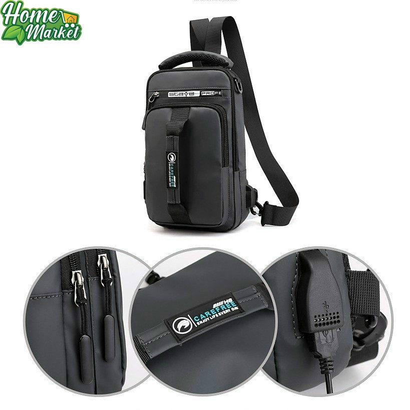 ( Hàng Mới Về ) Túi đeo chéo nam đa năng chống nước bền bỉ, Túi chéo nam TC60-D | BigBuy360 - bigbuy360.vn