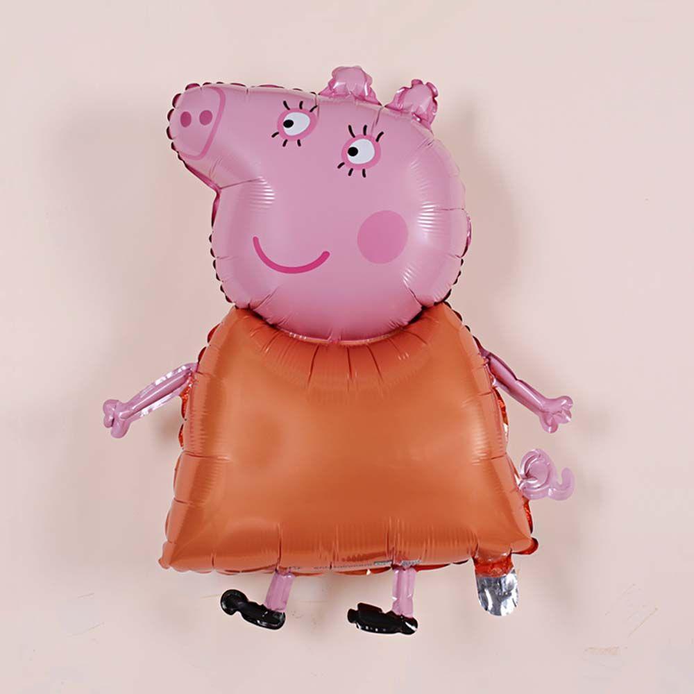 Bong Bóng Lá Nhôm Hình George Hoạt Hình Cổ Điển Trang Trí Tiệc Cưới