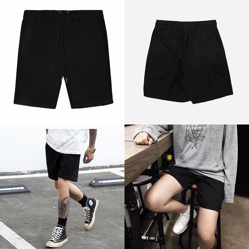 Quần Short ngố YAYSHOP unisex nam nữ chất nỉ da cá thoải mái năng động