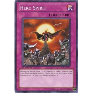 Thẻ bài Yugioh - TCG - Hero Spirit / LCGX-EN117'