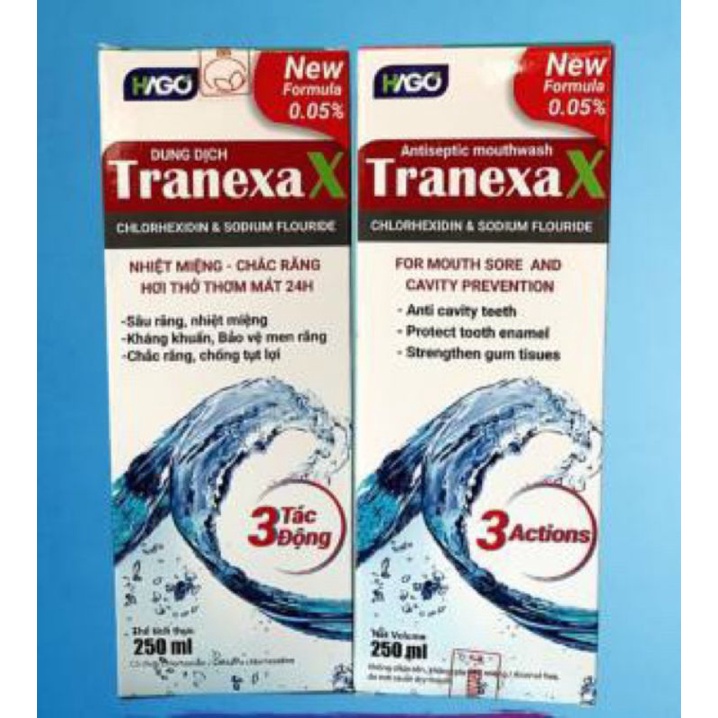 nước súc miệng thảo dược Tranexa X
