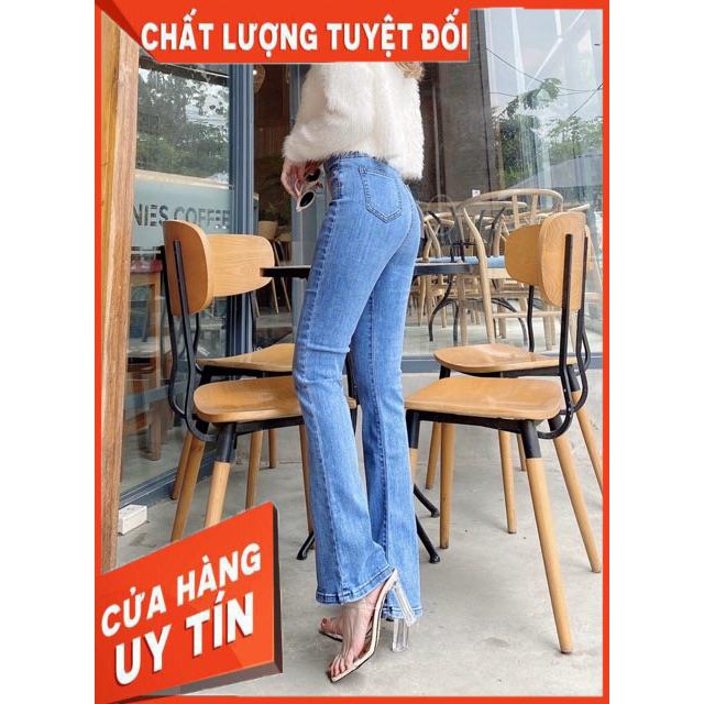 QUẦN JEANS LOE DÁNG DÀI LƯNG CAO 2 NÚT- ảnh thật shop chụp | WebRaoVat - webraovat.net.vn