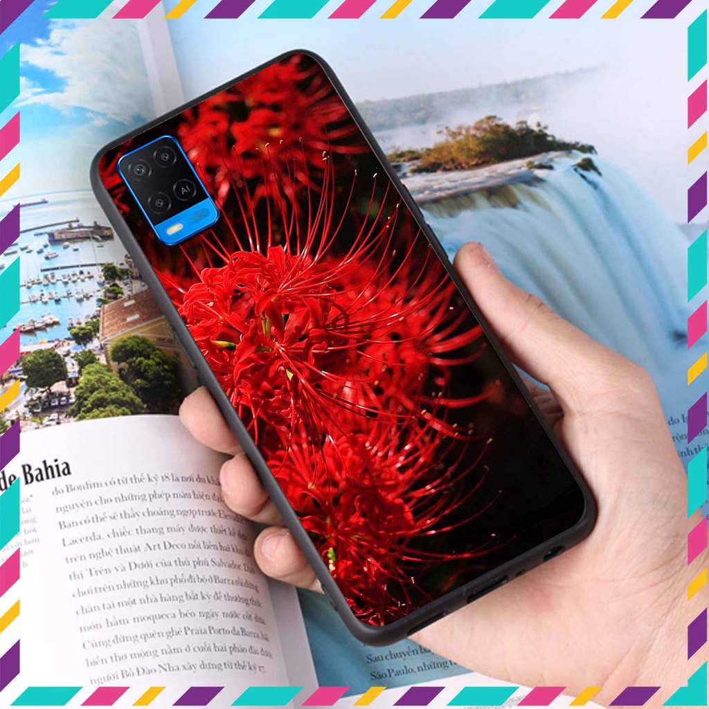 Ốp lưng Oppo A54 in hình hoa xinh xắn, hiện đại , thời trang ,phong cách
