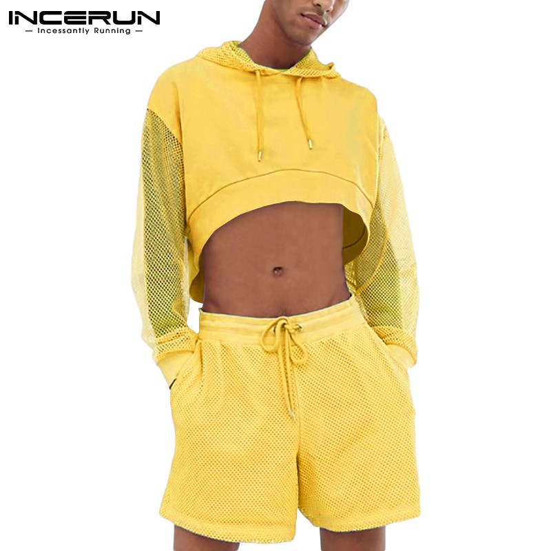 Set Áo Hoodie Và Quần Short Thời Trang Năng Động Cho Nam