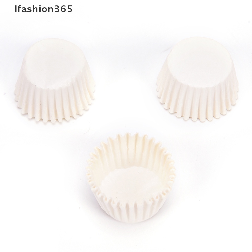 Set 500 giấy lót bánh cupcake màu trơn mini 365
