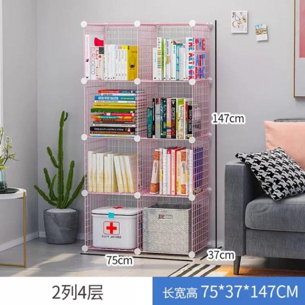 [BÁN THEO TẤM]Lưới sắt thép lắp ghép đa năng làm giá để sách, đồ giá dụng, chuồng Size 35x 35cm