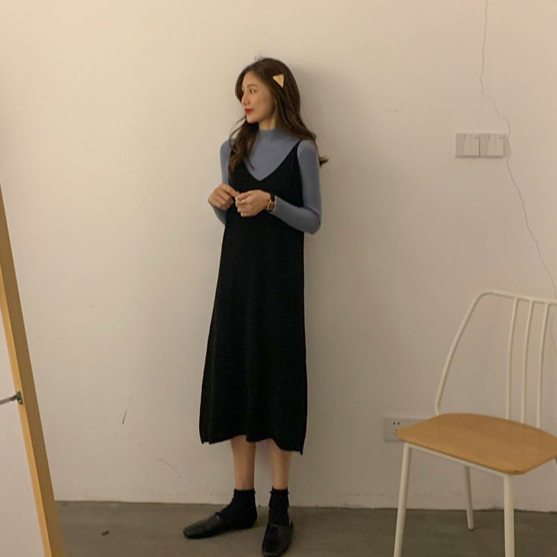 Áo sweater cổ cao co giãn thoải mái dễ phối quần áo