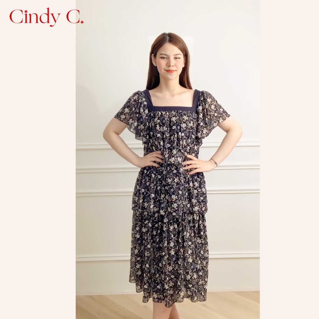 Váy Valerie CINDY C chất liệu Voile thiết kế thanh lịch nữ tính 366