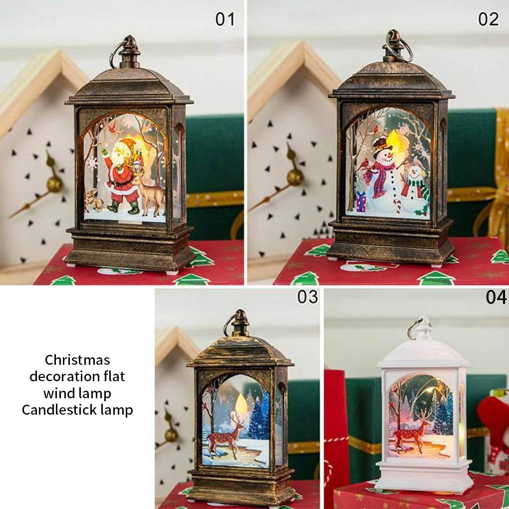 Lồng Đèn LED Treo Trang Trí Giáng Sinh Phong Cách Vintage