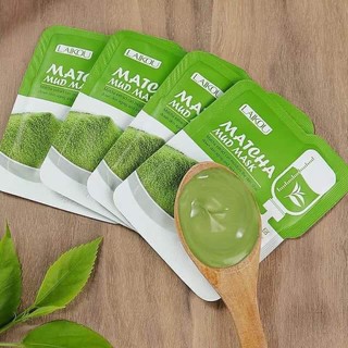 Mặt nạ bùn trà xanh laikou làm sạch sâu goi lon 12 goi nho