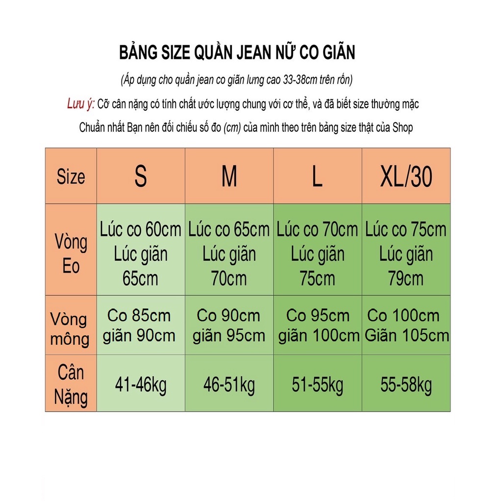 Quần jean ống loe lưng cao kiểu trơn [có size lớn] QJ29