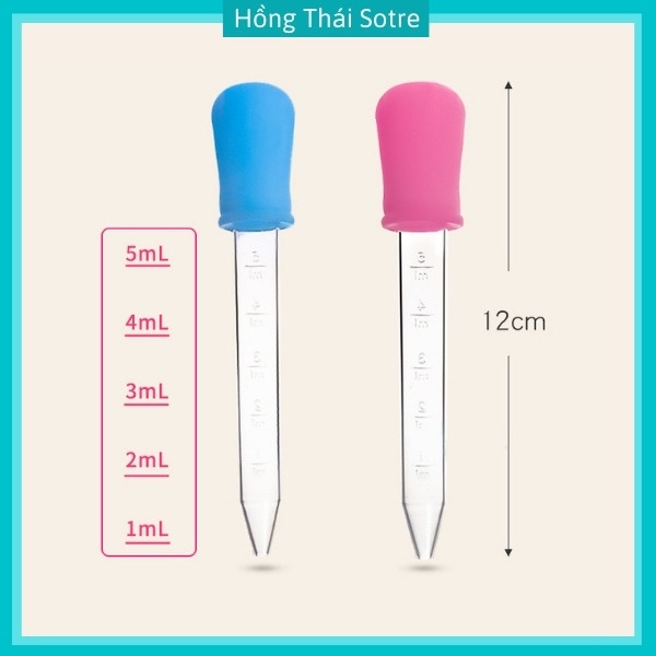 Ống Hút Sữa, Bón Sữa Loại 5ml Chống Sặc An Toàn Cho Bé