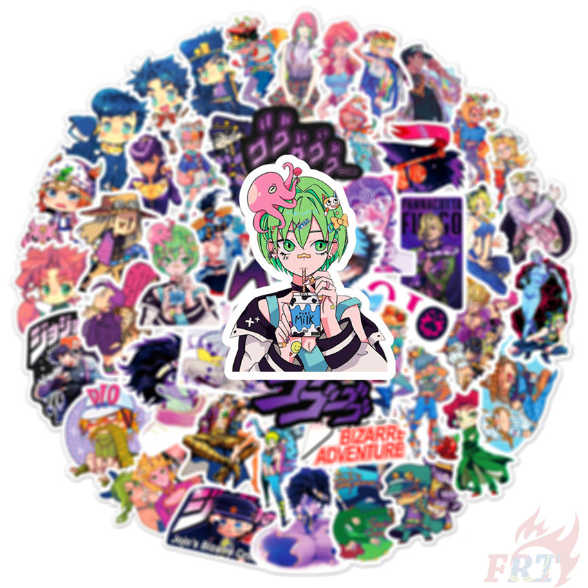❉ JoJo's Bizarre Adventure - Series 05 Stickers ❉ 50Pcs/Set Anime Fashion DIY Decals Doodle Stickers
