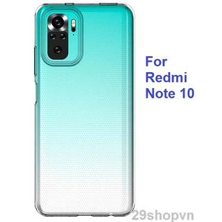 Ốp Xiaomi Redmi Note 10 / Redmi Note 10s dẻo trong suốt (Loại đẹp)