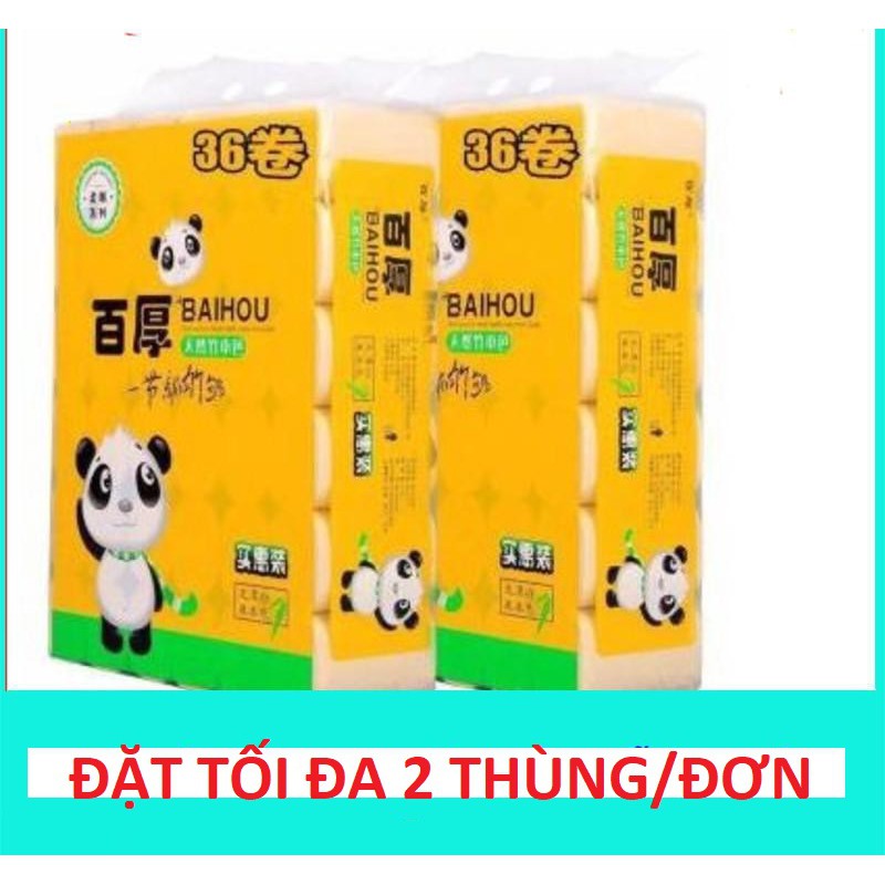 36 Cuộn Giấy Gấu Trúc Vệ Sinh Baihou