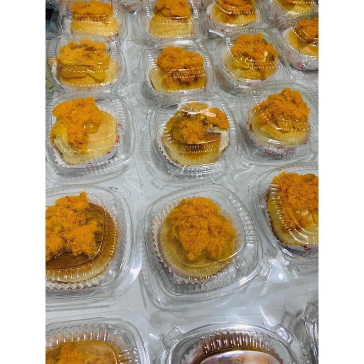 Set 100h tai gấu H128 đựng bánh bông lan ,  bánh mì chà bông , đựng bánh su kem,.....
