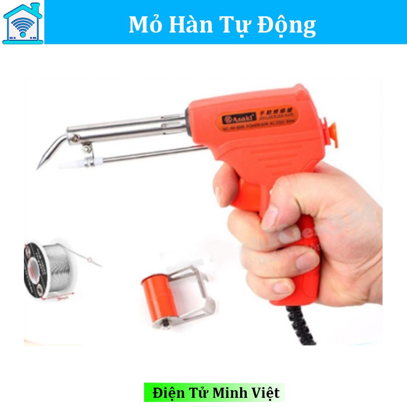 Mỏ Hàn Tự Động Đẩy Thiếc Asaki AK-9095 220VAC 60W