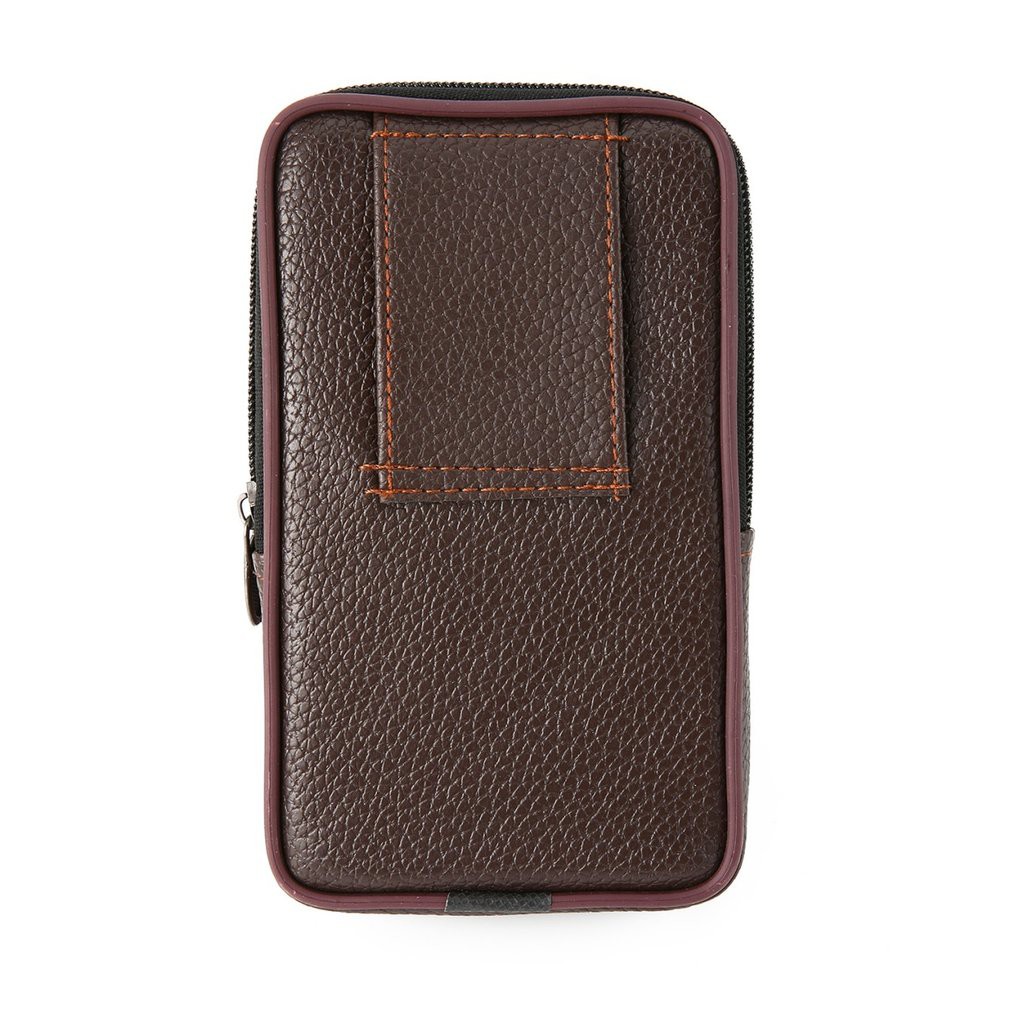 Túi da đeo ngang hông lưu trữ điện thoại di động cho nam | BigBuy360 - bigbuy360.vn