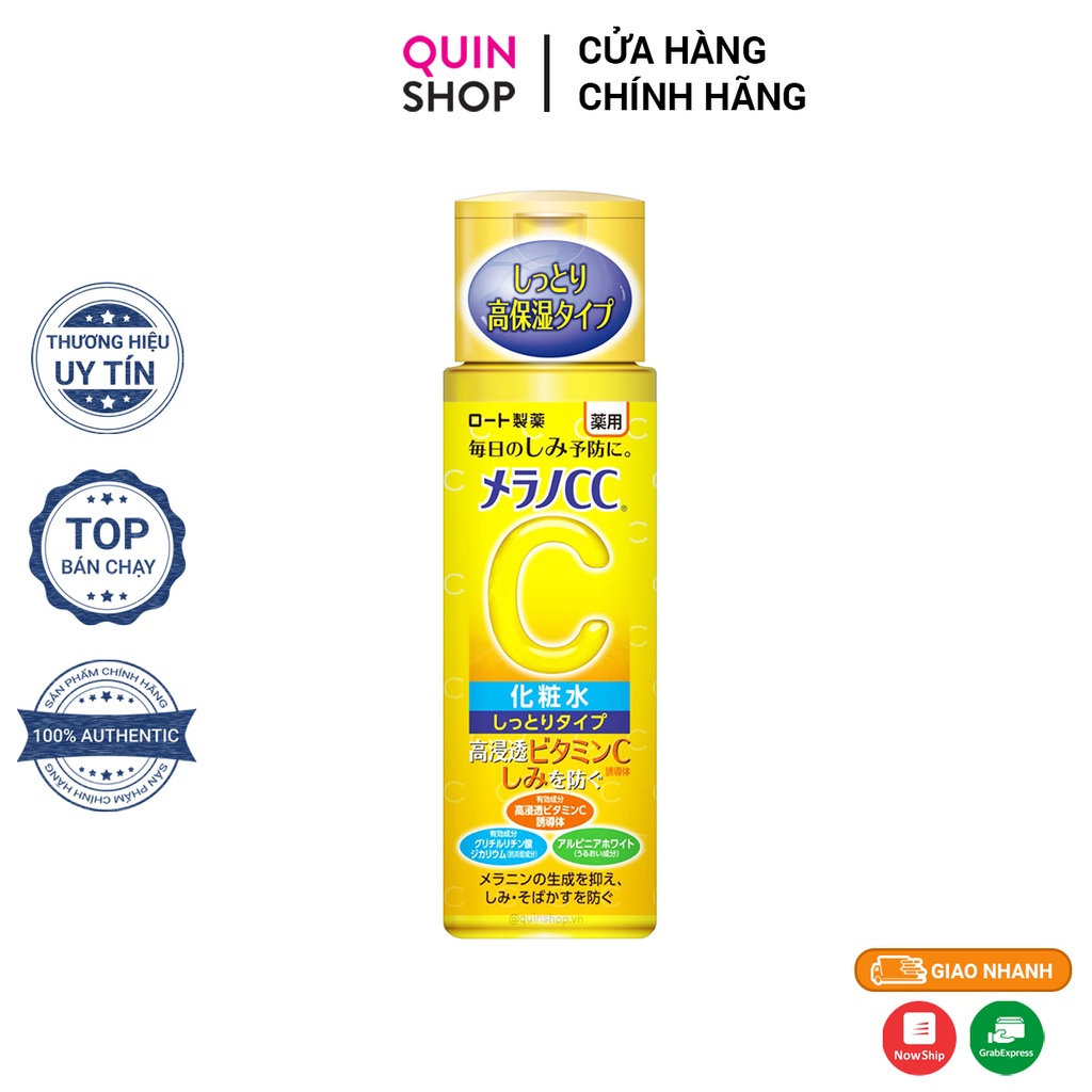 Nước Hoa Hồng Dưỡng Sáng Da, Làm Mờ Thâm Nám Melano CC Whitening Lotion