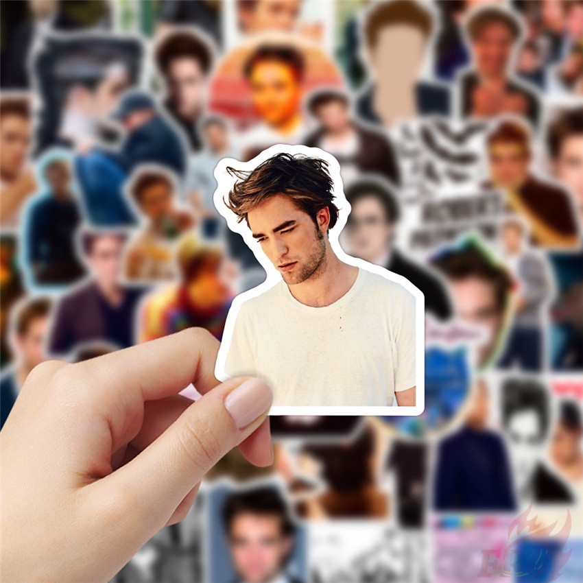 Bộ 100 Cái/Bộ ❉ The Twilight Saga. Hình Dán Robert Pattinson ❉ Miếng Dán Trang Trí Đa Năng Diy Thời Trang