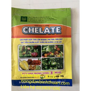 Vi lượng Chelate vàng- chelate Ấn Độ chuyên dùng cho trái thanh long
