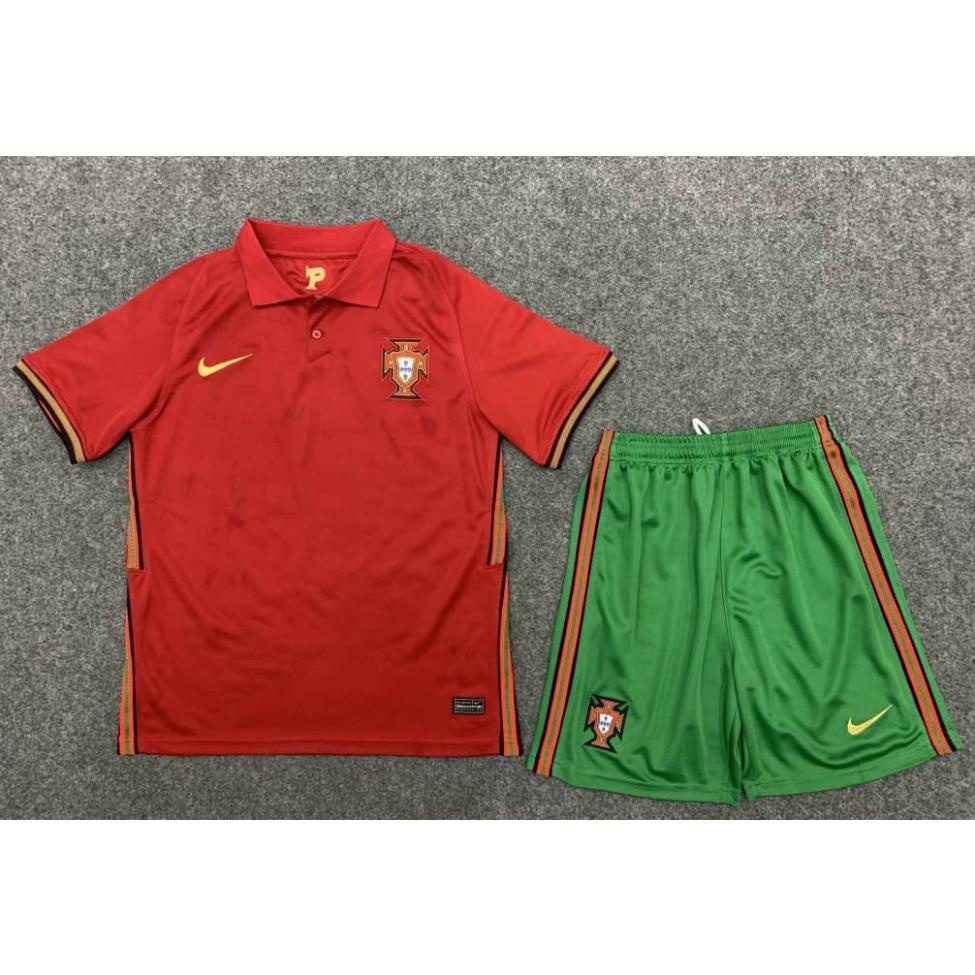 [EURO 2022] Áo Bóng Đá Tuyển Bồ Đào Nha Euro 2022 Vải thái cao cấp - Quần áo bóng đá Bồ Đào Nha CR7 phom 43-90kg *