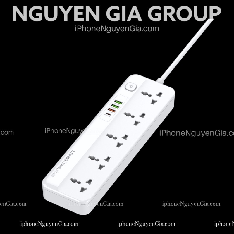 Ổ cắm điện đa năng sạc nhanh 5 cổng LDNIO tại nguyễn gia group cao đạt quận 5