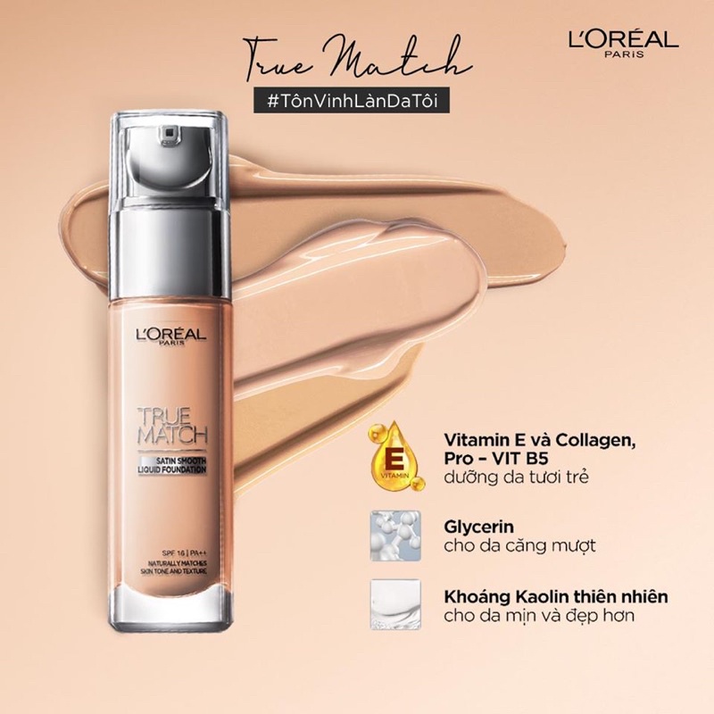 Kem Nền Mịn Nhẹ Dưỡng Da L’Oreal True Match 30ml | BigBuy360 - bigbuy360.vn
