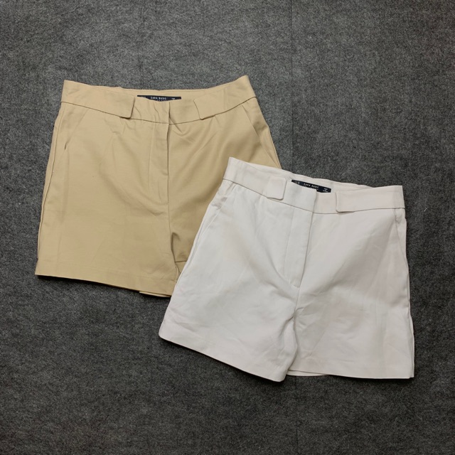Quần short cạp cao zara