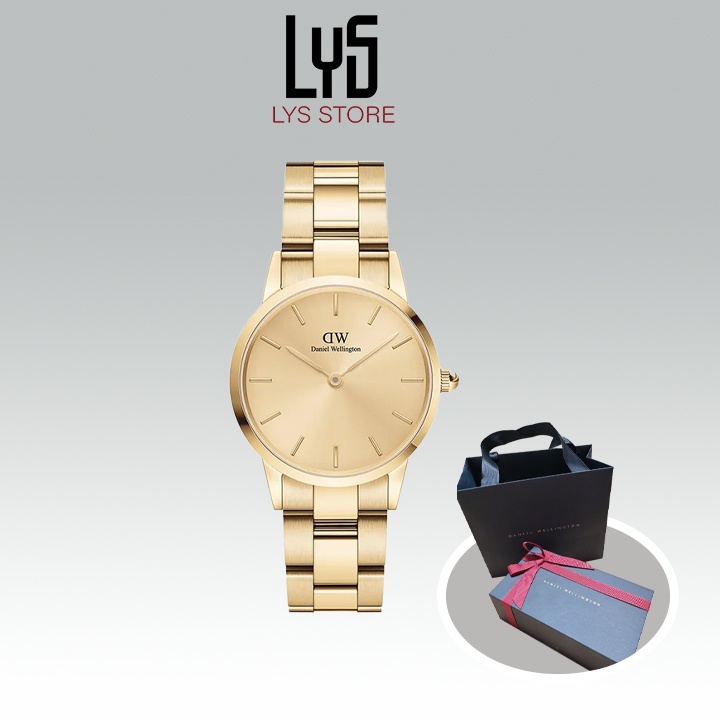 Đồng hồ nam nữ Daniel Wellington Iconic Unitone Gold