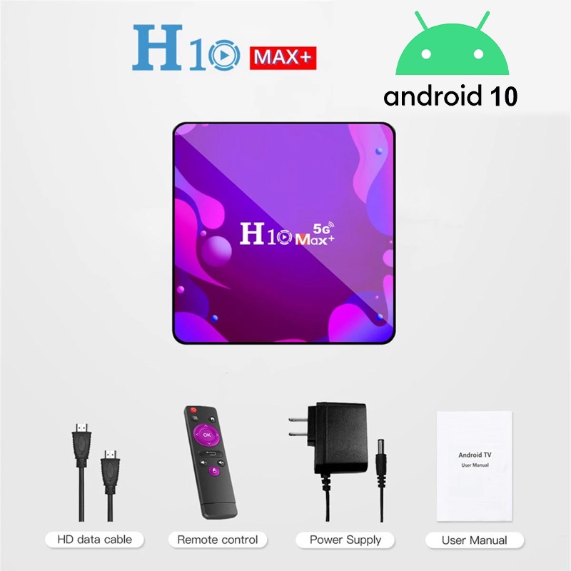 Hộp Tv Thông Minh Xlife H10 Max + Android 10.0 4k Hd Media Player Android