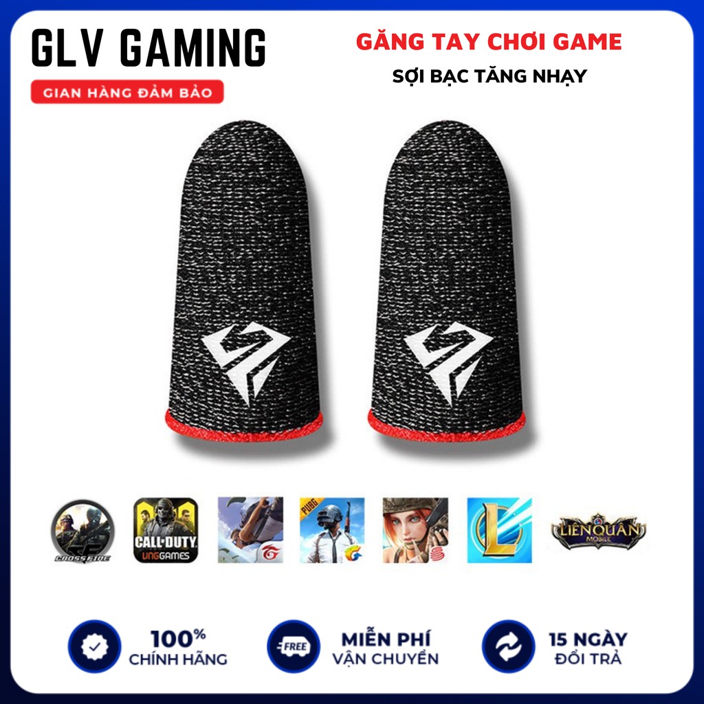 Găng tay chơi game sợi bạc cao cấp chống mồ hôi tay, tăng độ nhạy cảm ứng