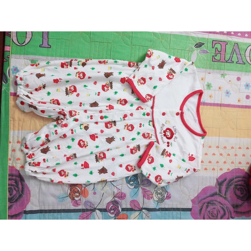 Combo 5 bộ Body sleep liền thân không tất  cho bé trai bé gái