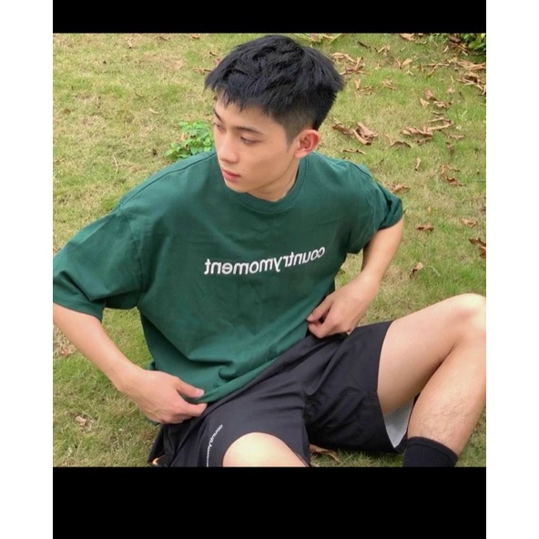 Áo thun Stee Darkgreen COUNTRYMOMENT CVC - Giá sỉ Unisex