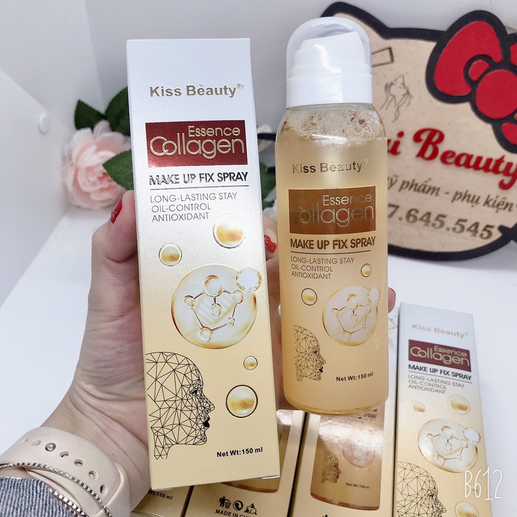 Xịt khoáng colagen nâng cơ của kissbeauty 150ml A.PVN92