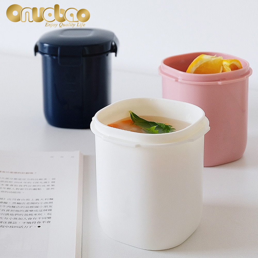 ONUOBAO Cốc giữ nhiệt đựng súp tiện lợi dung tích 350ml có nắp đậy phong cách Nhật Bản