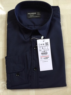 Sơmi Tay Dài Pull & Bear Cotton Lụa