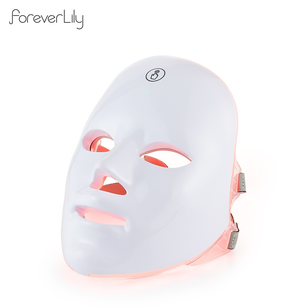 Mặt Nạ Đèn LED Photon 7 Màu Giúp Trẻ Hóa Làn Da Và Loại Bỏ Đốm Đen Foreverlily