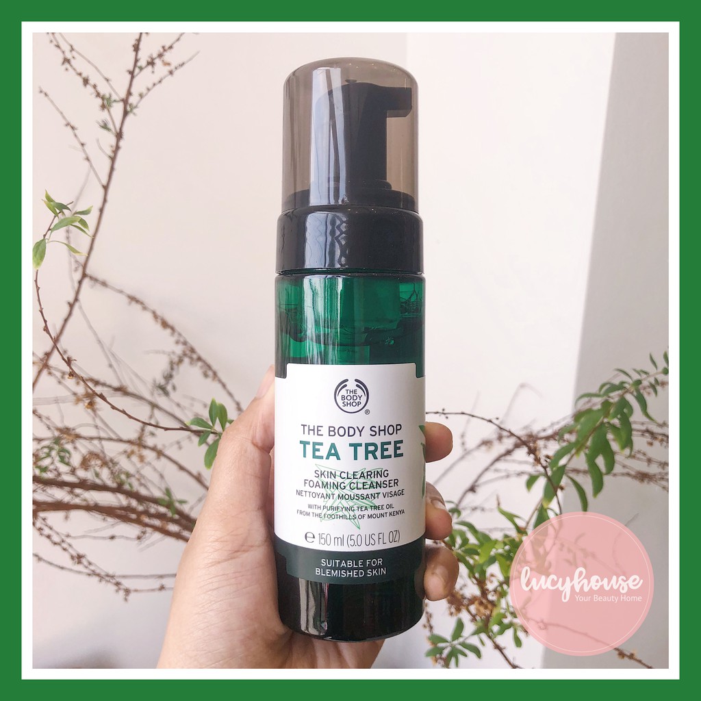 Sữa rửa mặt tạo bọt tea tree The Body SHop