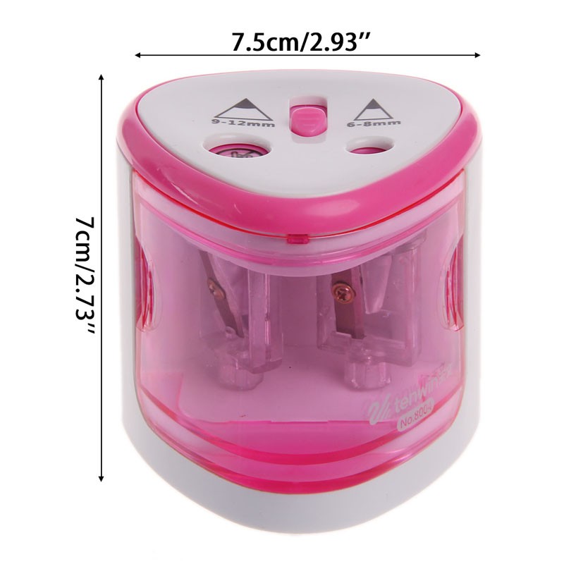 Dụng cụ gọt bút chì tự động hai lỗ tiện lợi