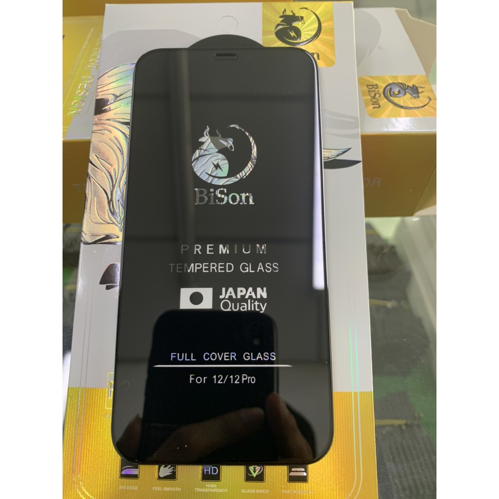 Cường lực Bison 7/7Plus/8/8Plus/X/Xr/Xs/XSM/11/11P/11PM/12/12mini/12P/12PM