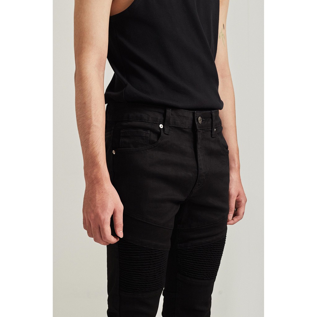 Quần jeans nam HIGHWAY MENSWEAR Clint Jeans đen | BigBuy360 - bigbuy360.vn