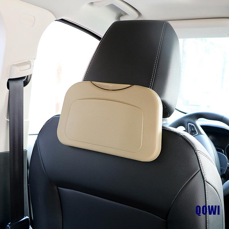 Khay để cốc nước gấp gọn gắn sau ghế xe hơi
