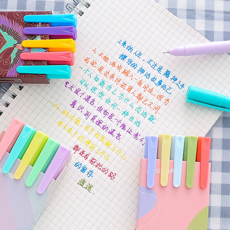 5 cây/ 1 bộ bút màu đánh dấu phụ kiện văn phòng phẩm