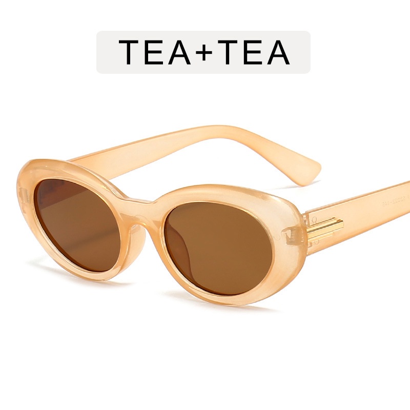 Kính Mát Hình Oval Chống Tia UV Thời Trang Hàn Quốc